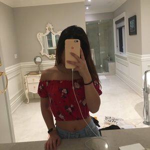 H&M off the shoulder top